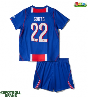 Paris Saint-Germain Mika Godts #22 Hemmaställ Barn 2026-27 Kortärmad (+ Korta byxor)